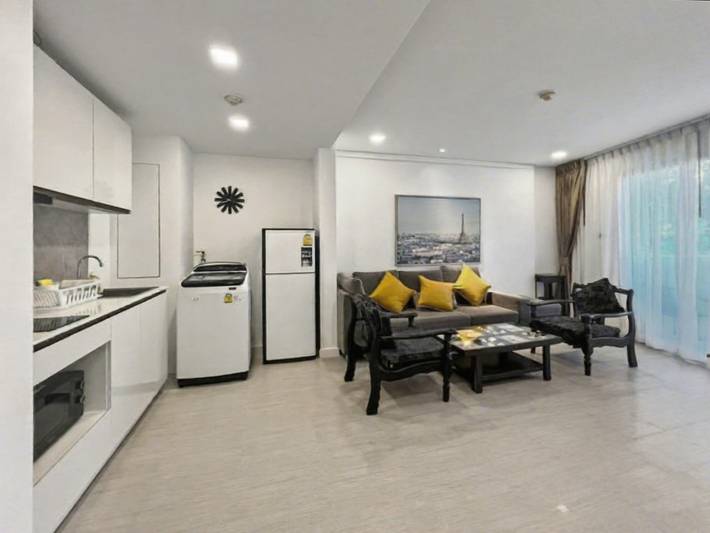 Lägenhet för 2 Personer, med balkong och trädgård i Hua Hin