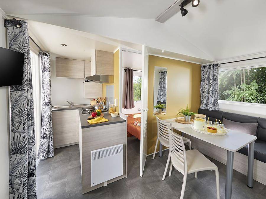 Camping de La Grande Lande - Mobilhome 4 personas - Confort Plus in Moëlan-sur-Mer, Region de Quimper