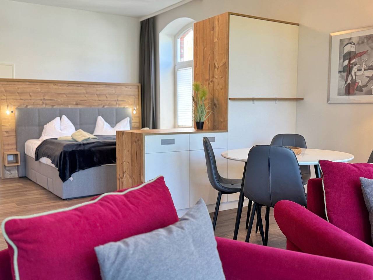 Ganze Wohnung, Appartement Kilig Villa Glückspilz, Strandlage, Meerblick, Strandkorb in Ostseebad Binz, Binz
