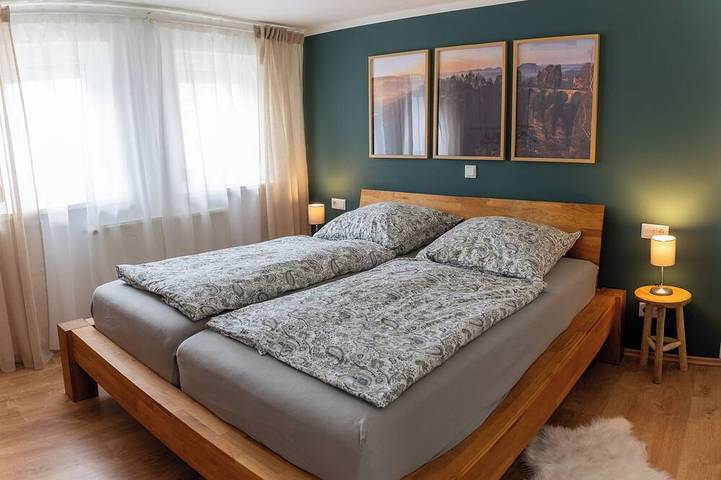 Ferienwohnung für 4 Personen, mit Terrasse und Garten in Rosenthal-Bielatal