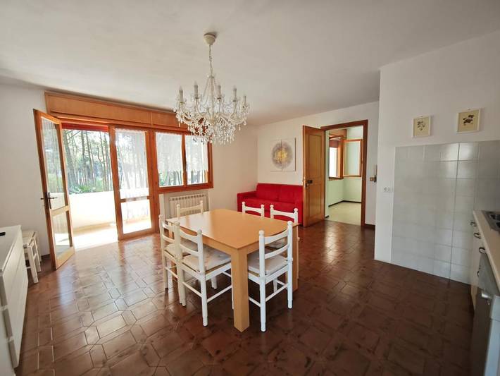 Ferienwohnung für 6 Personen, mit Garten und Ausblick sowie Terrasse, mit Haustier in Lignano Riviera