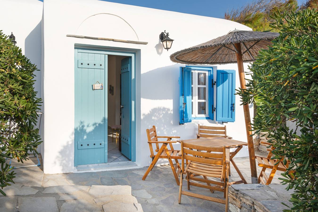 Appartement dans un hôtel 'Sun Rock Boutique - Villa Jasmine' avec terrasse privée et climatisation in Agios Prokopios, Cyclades