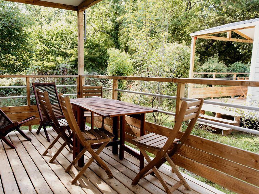 Camping Le Paradis - Mobilheim 4 personen - Haut-Medoc 2Ch in Saint-Laurent-Médoc, Regionaler Naturpark Médoc