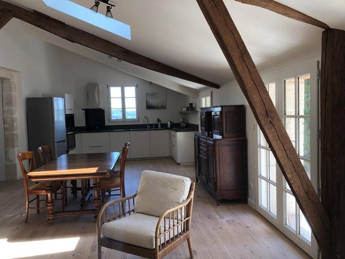 Location de vacances pour 5 personnes, avec jardin ainsi que piscine et vue à Lauzerte - 4