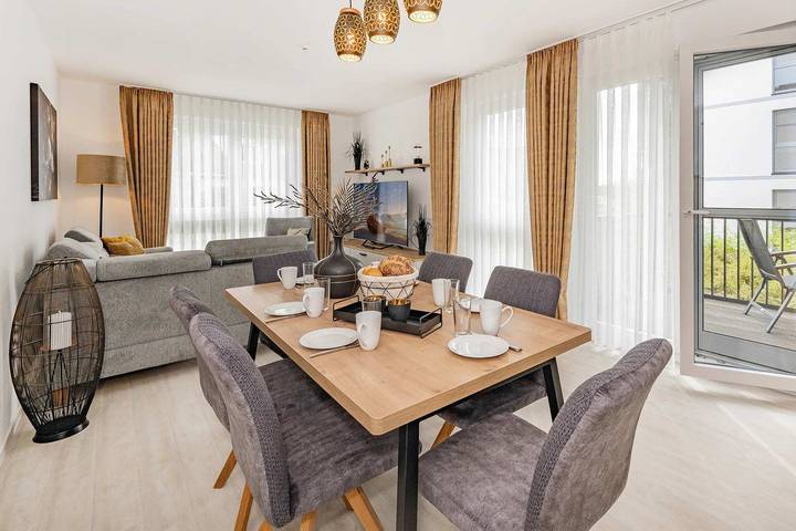 Ferienwohnung für 6 Personen, mit Balkon