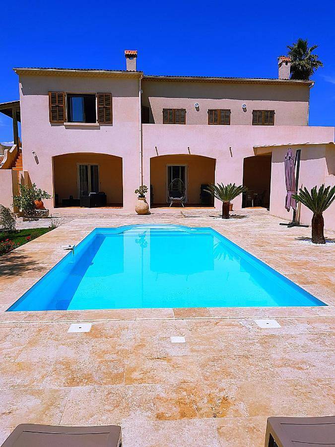 Maison de vacances pour 10 personnes, avec vue ainsi que jardin et piscine, animaux acceptés