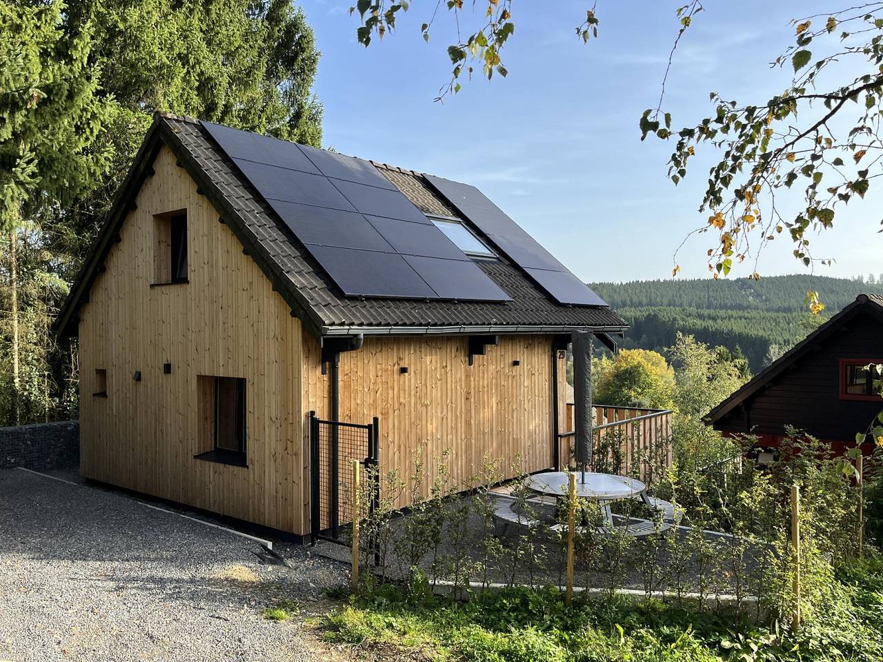 7 persoons vakantiehuis met een infraroodsauna op een camping in de Ardennen in Dochamps, Manhay