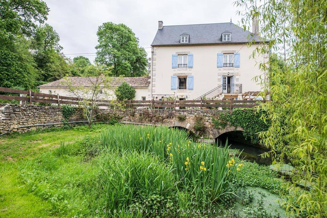 Le moulin de bois coutant in Vivonne, Vienne (France)