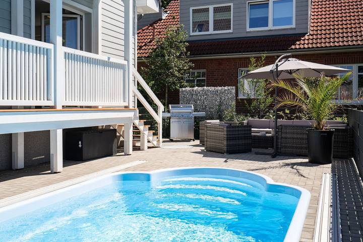Ferienwohnung für 8 Personen, mit Pool und Balkon - 1