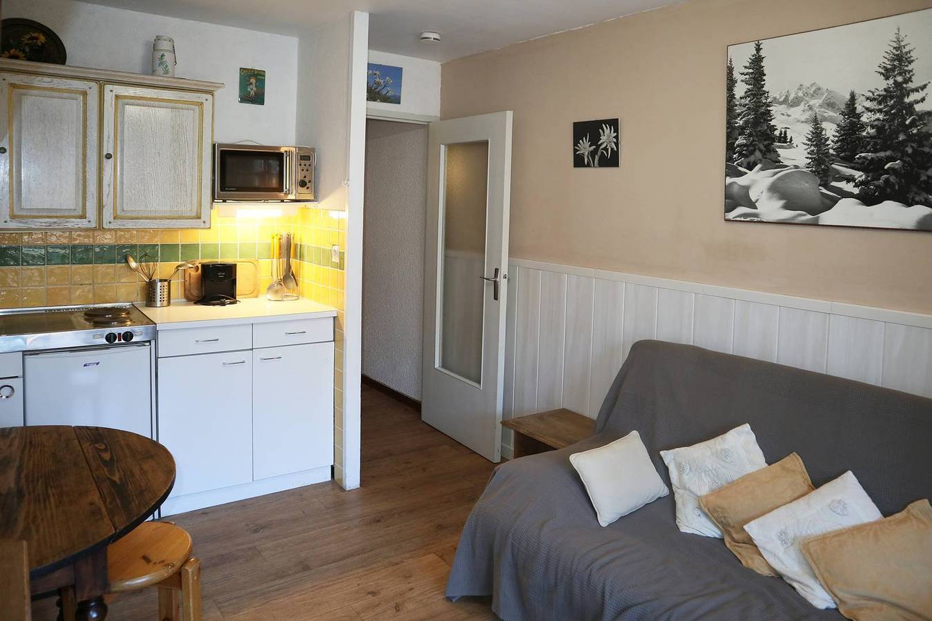 Appartement de vacances entier, Studio Les orres 1650 in Les Orres, Parc national des Écrins