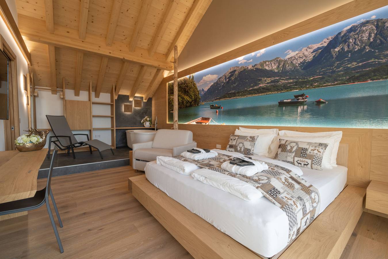 Ganze Wohnung, Casera Cal De Mez Sora - Wellness Chalet in Chies d'Alpago, Südliche Karnische Alpen
