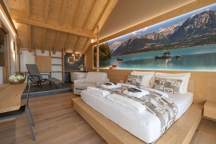 Ganze Wohnung, Casera Cal De Mez Sora - Wellness Chalet in Chies d'Alpago, Südliche Karnische Alpen