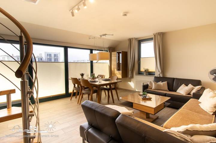 Ferienwohnung für 6 Personen, mit Balkon und Meerblick, kinderfreundlich in Burgtiefe - 4