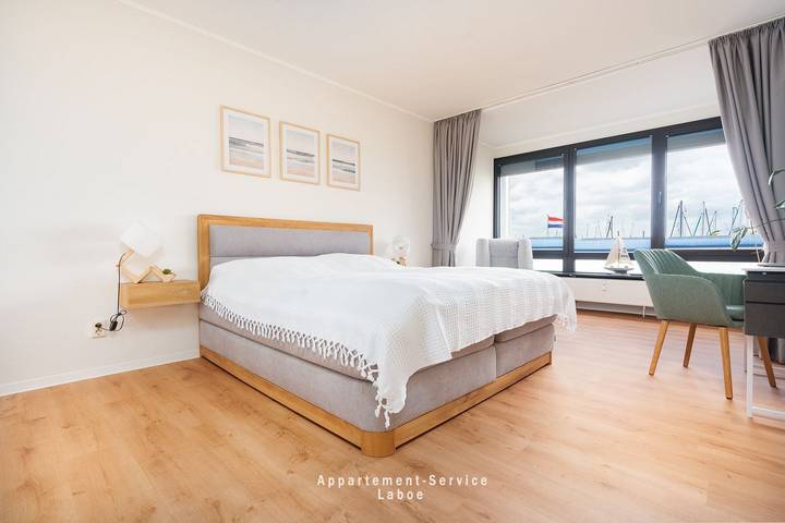 Ferienwohnung für 4 Personen, mit Balkon und Balkon/Terrasse an der Kieler Bucht
