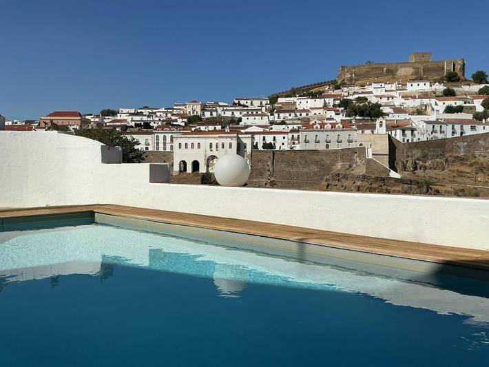 Maison d’hôte pour 3 personnes, avec jardin ainsi que vue et piscine à Mértola - 4