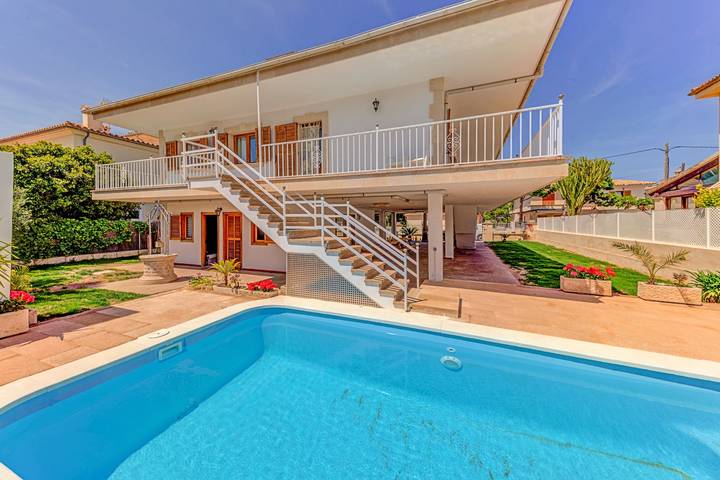 Finca für Gruppen für 8 Personen, mit Balkon und Terrasse sowie Garten in Can Picafort - 4