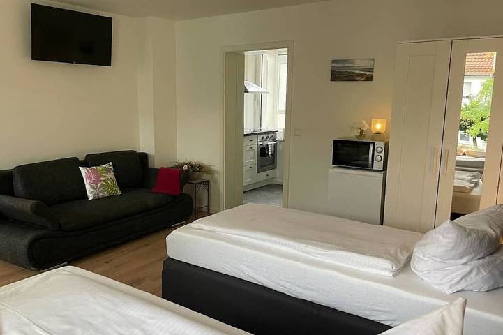 Ferienwohnung für 3 Personen, mit Garten