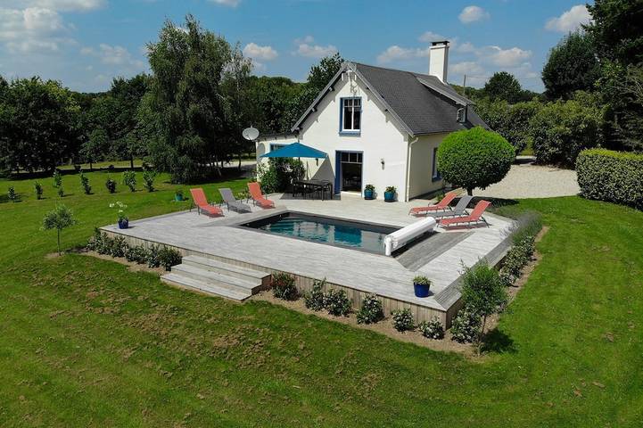 Gîte pour 6 personnes, avec terrasse et jardin à Saint-Martin-le-Bouillant