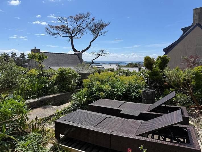 Ferienhaus für 6 Personen, mit Terrasse und Garten sowie Ausblick in Île-Grande