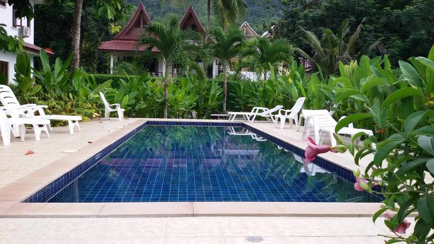Location de vacances pour 6 personnes, avec jardin ainsi que vue et piscine, animaux acceptés dans Koh Chang - 3