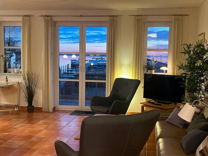 Ferienwohnung für 4 Personen, mit Balkon und Pool sowie Sauna und Seeblick in Rerik