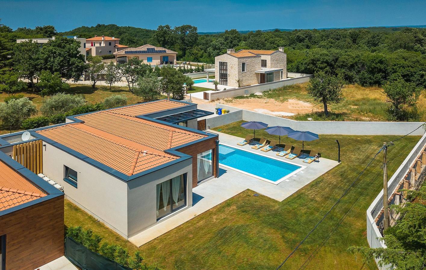 Ferienhaus für 8 Personen mit Sauna in Rovinjsko Selo, Rovinj und Umgebung