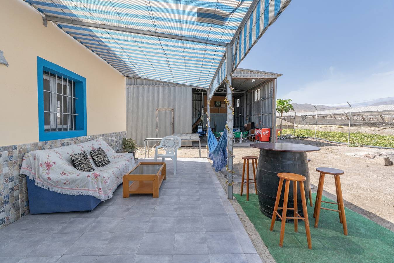 Maison de vacances « Cortijo Idéal pour Familles » avec piscine privée, terrasse et jardin in Adra, Costa de Almería