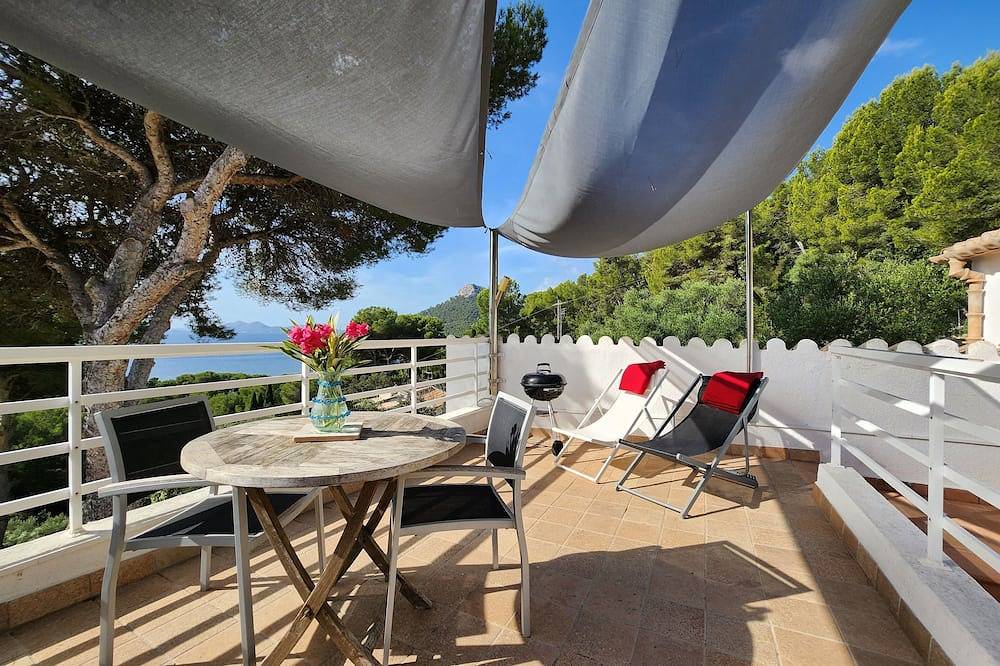 Ganze Wohnung, Formentor Studio, Panoramablick, direkter Zugang zum Meer, Swimmingpool, Klimaanlage, Wlan, Parkplatz in Formentor, Pollença
