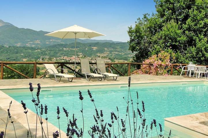 Ferienhaus für 6 Personen, mit Balkon und Garten in Castiglione di Garfagnana