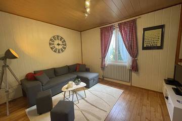 Gîte pour 8 personnes, avec jardin et terrasse à Ebersheim