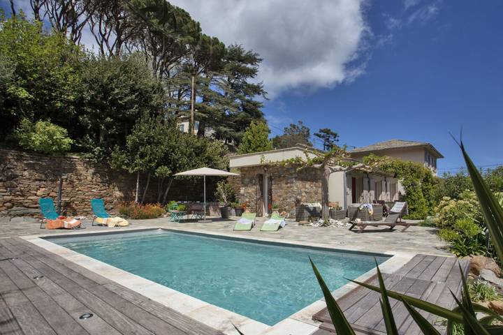 Villa pour 8 personnes, avec jardin ainsi que terrasse et piscine dans Cap Corse - 4