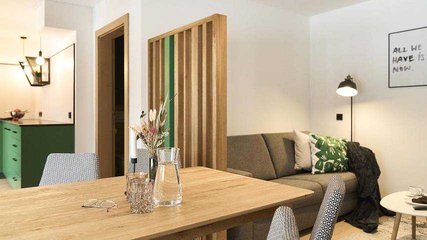 Studio für 2 Personen, mit Terrasse und Garten, mit Haustier in Leutasch