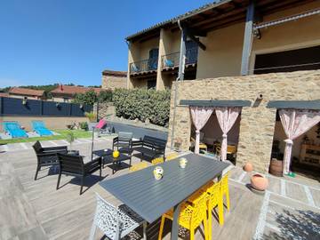 Chambre d’hôte pour 2 personnes, avec jardin à Lavaudieu