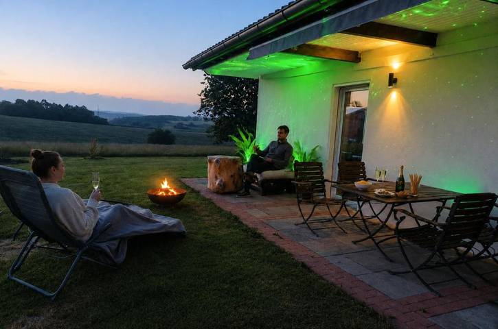 Ferienhaus für 4 Personen, mit Terrasse und Garten sowie Sauna und Ausblick in Frankenberg (Eder)