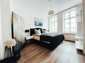 Ferienwohnung für 4 Personen, mit Terrasse und Garten in Stadtmitte Rostock