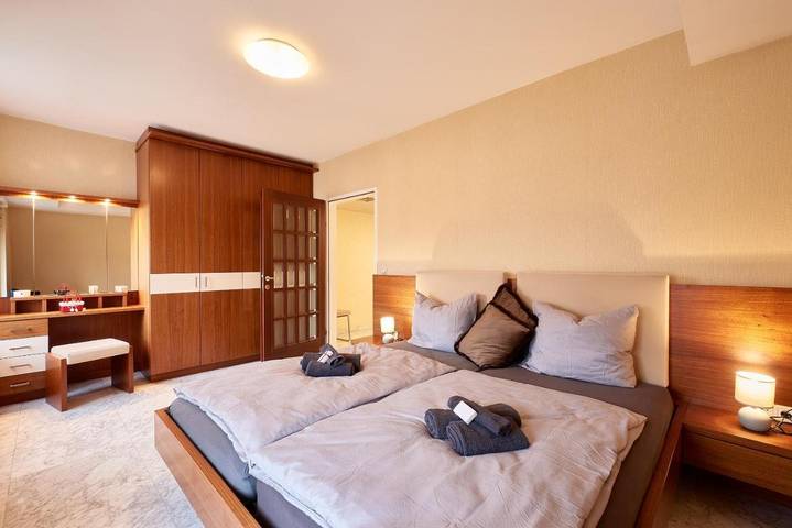 Ferienwohnung für 4 Personen, mit Sauna und Ausblick