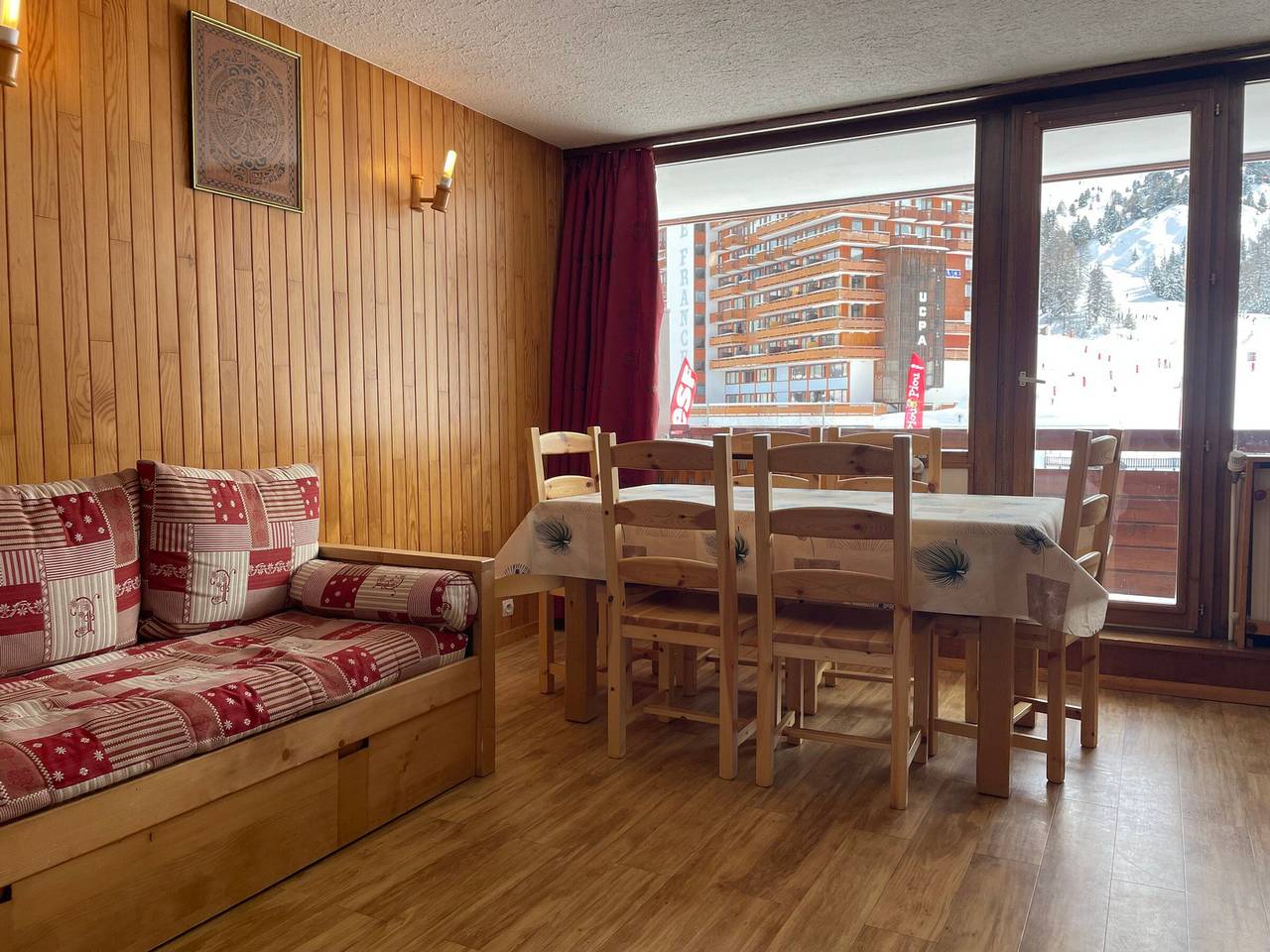 Appartement entier, Appartement lumineux 3 pièces · 7 personnes · Pied des pistes in Plagne Centre, La Plagne-Tarentaise