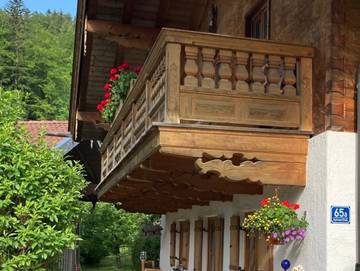 Ferienwohnung für 4 Personen, mit Garten und Ausblick sowie Terrasse in Kreuth