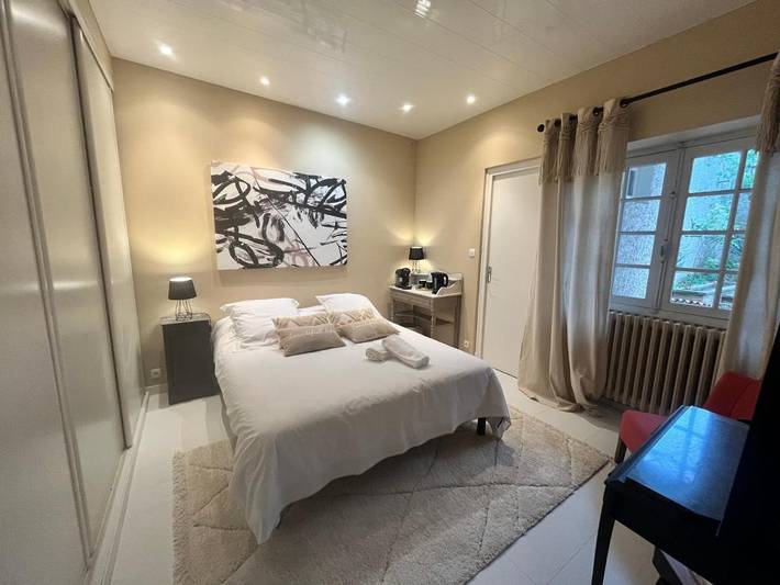 Maison d’hôte pour 2 personnes, avec Terrasse ainsi que Jardin et Vue