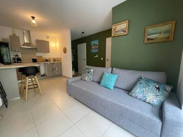 Gîte pour 3 personnes, avec terrasse à Saint-Chamas