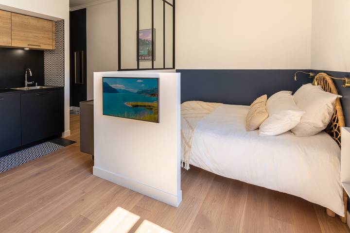 Ganze Wohnung, Studio 3-Sterne-Apartment Le Bernascon mit Wlan in Aix-les-Bains, Chambéry und Umgebung