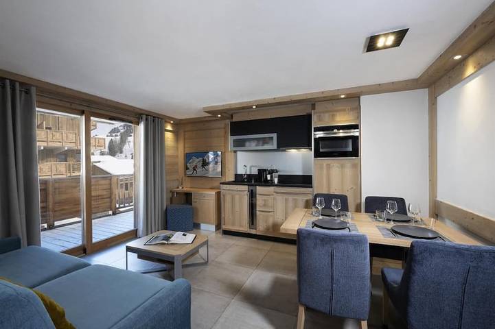 Appartement de vacances pour 4 personnes, avec Balcon et Jacuzzi ainsi que Piscine et Sauna