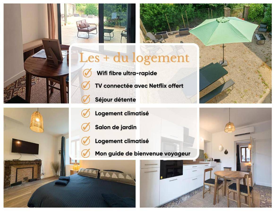 Appartement entier, One-Bedroom Apartment in Saint-Didier-sur-Chalaronne, Région de Bourg-en-Bresse