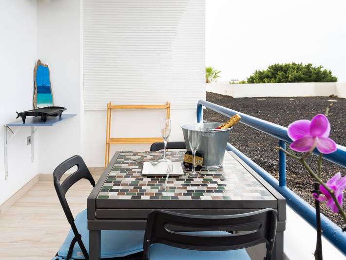 Gîte pour 3 personnes, avec vue sur l’océan et bassin pour enfant ainsi que piscine et balcon, adapté aux familles dans Playa Paraíso - 4