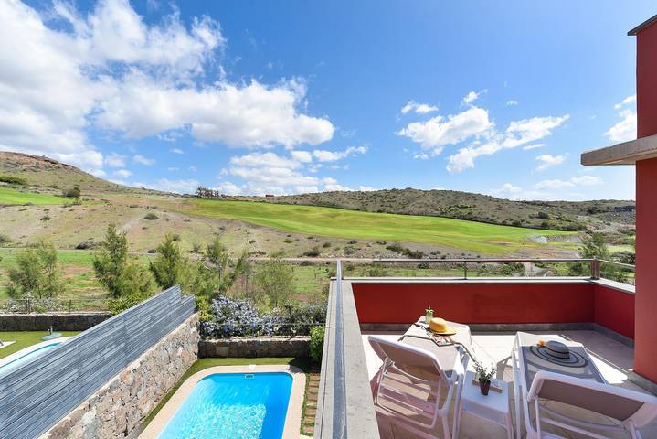 Finca für 4 Personen, mit Terrasse und Garten sowie Pool, mit Haustier in Gran Canaria Süd - 2
