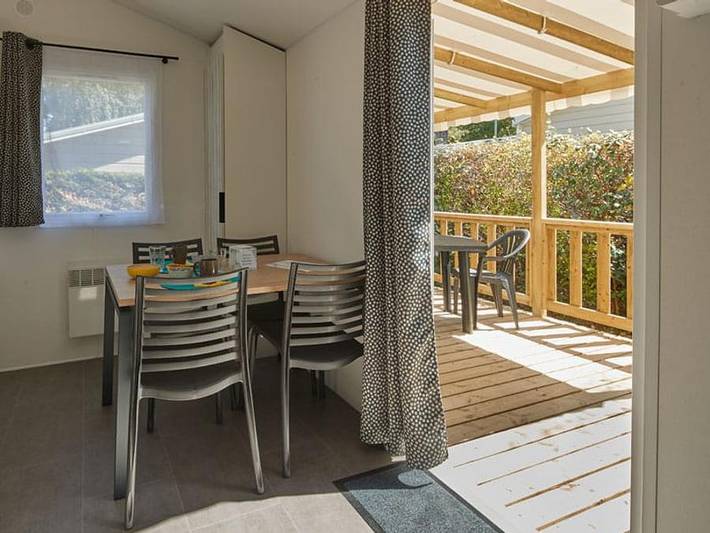 Mobil home pour 4 personnes, avec bassin pour enfant à Mesquer - 4