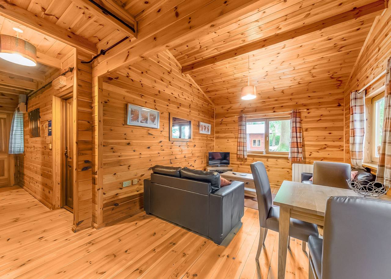 Woodland Willow Lodge in Shropshire