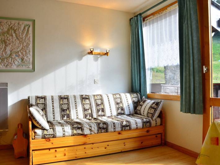 Gîte pour 7 personnes, avec balcon dans Les Coches