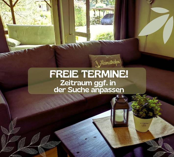 Bungalow für 5 Personen, mit Terrasse und Garten sowie Sauna