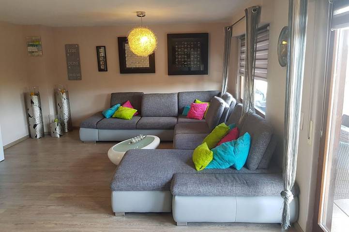Ferienwohnung für 4 Personen, mit Balkon und Garten